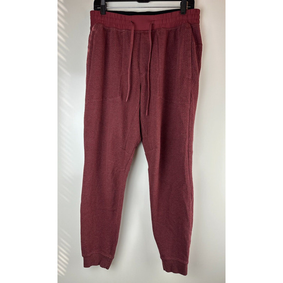 Lululemon At Ease Jogger 29" Inseam Heathered Savannah Red Men's Size Large - Picture 12 of 13